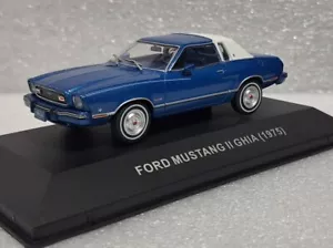 Ford Mustang II Ghia 1975 Blue 1:43 IXO Altaya no Neo SUPER RARE!! - Picture 1 of 16