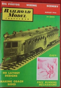 Revista Railroad Model Craftsman agosto 1956 con índice muy buen estado - Imagen 1 de 4