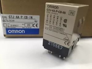 (Qty = 1) G7J-4A-P-CB-IN-DC24V Omron, 24vdc 25A 4PST-NO, Multi-Pole Relay - Picture 1 of 1