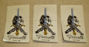 3 Powell Peralta RARO Original 1996 Skull Knight Sword Power Skateboard... - Imagen 1 de 3