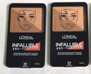 Lot of 2 Loreal Infallible Contour & Highlight Palette 815 Deep - Picture 1 of 2