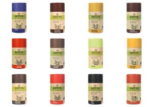 SATTVA AYURVEDA HENNA NATÜRLICHES PFLANZLICHES HAARFÄRBEMITTEL 150G