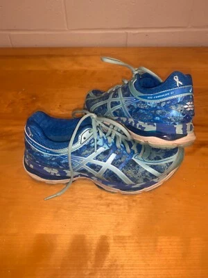 Asics Gel Cumulus 17 Women's Size 7.5 Blue water camo  Running Shoe - Image 1 of 4