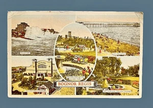 ENGLAND • Bognor Regis West Sussex Multiview • Posted Divided Back - Bild 1 von 2