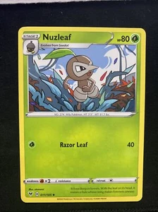4x Nuzleaf 11/185 S&S: voltaje vívido poco común como nuevo/CASI NUEVO Pokémon - Imagen 1 de 1