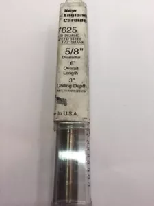 New England Carburo 47625 Acciaio ad Alta Velocità 5/8 in. x 3 pollici x 6 pollici USA - Foto 1 di 2