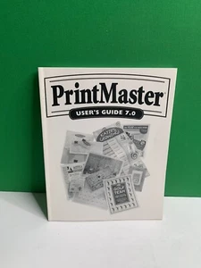 PRINTMASTER USER’S GUIDE 7.0 MINDSCAPE Paperback Book NEW - Picture 1 of 9