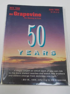 Alcoholics Anonymous, AA Grapevine June 1994, 50 Years - Bild 1 von 2