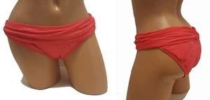 La Blanca NEW Solid Red Melon Women's Size XL 16 Swimsuit Bikini Bottom $55 4482 - Picture 1 of 3