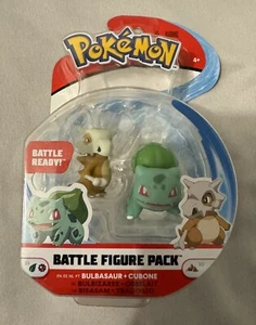 Pokemon listo para la batalla! Figuras 2" - Bulbasaur y Cubone (NUEVO EN PAQUETE) - Imagen 1 de 2