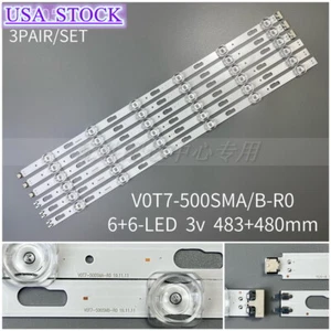 LED Strips For Samsung UN50TU8000FXZA UN50TU7000FXZA UN50TU700DFX V0T7-500SMA-R0 - Picture 1 of 4