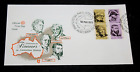 AUST 1973 PIONEERS BLOCK OF 4 ISSUES ON WESLEY FIRST DAY COVER EX COND