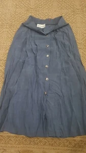 Vintage Tres Paquette Byer California blau Midirock Damen Medium 90er - Bild 1 von 4
