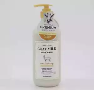 Shower Mate Pure & Natural Goat Milk Nourishing Body Wash Manuka Honey 800 ml - Picture 1 of 3