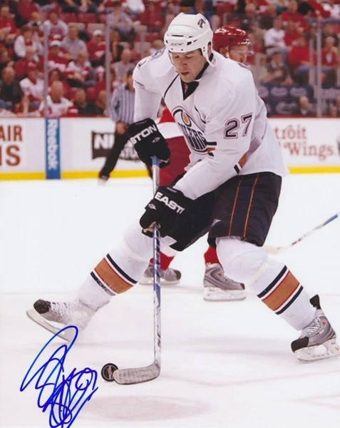 DUSTIN PENNER подпись EDMONTON OILERS фото 8 X 10 с сертификатом подлинности #2 - Изображение 1 из 1