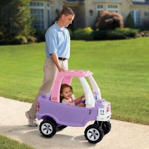 Princess Ride On Car Cozy Coupe Self Propelled Toddler Girl Kids Pink Truck Cute