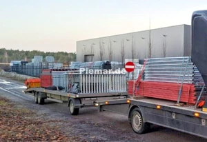 Gerüst  42 m² Baugerüst Fassadengerüst 10x4,2 m Stahlgerüst inkl. Lieferung ] - Bild 1 von 18