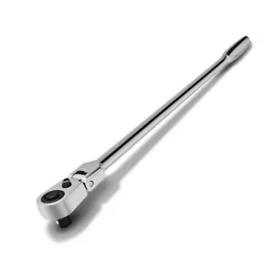Powerbuilt 1/2 Inch Drive 72 Tooth Pro Tech 17 Inch Long Reach Flex Head - Picture 1 of 7