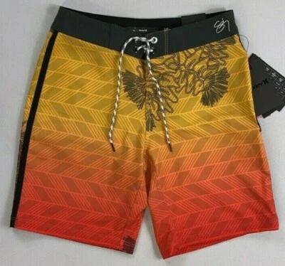 Boy's Youth Hurley Phantom Wailehua Stretch Board Shorts Swim Sig Zane 22/6 READ - Image 1 of 3