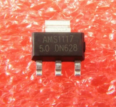 10PCS NEW AMS1117-5.0 AMS1117 LM1117 5V 1A SOT-223 Voltage Regulator IC - Image 1 of 2