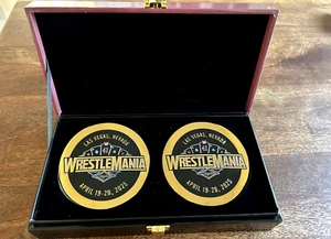 WWE WrestleMania 41 Official Side Plate Box Set Authentic Las Vegas Nevada 2025 - Picture 1 of 7