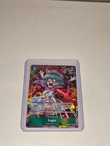 One Piece TCG Card Game - Sugar Parallel Alt SR OP04-024 - Kingdoms Of Intrigue - Picture 1 of 1