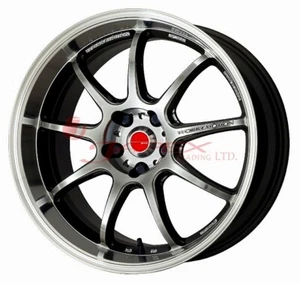 WORK EMOTION D9R 19inch 9.5J +38/+30/+23/+12 5x114.3 Glim Silver (GTSRC) - Picture 1 of 4