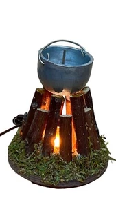 Lagerfeuer, Rauchlagerfeuer Feuerstelle Beleuchtung 3,5Volt Krippenzubehör - Bild 1 von 3