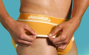 Slip Aussiebum cotone caramellato - arancione - L34"-35" - slip super comodo - Foto 1 di 5