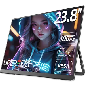 UPERFECT 23.8" 1920*1080 100Hz Gaming Monitor Larger Screen Display with VESA - Picture 1 of 10