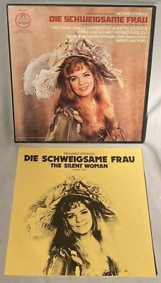 LP RICHARD STRAUSS Die Schweigsame Frau (3LP w/Libretto, QUAD, 3867) THEO ADAM - Image 1 of 2