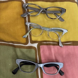 Vintage Cat Eyeglass Lot - Frames only Bausch and Lomb, Flair, More - Picture 1 of 6
