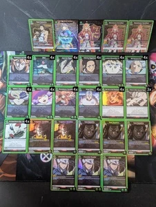 Union Arena - Trébol Negro - Núcleo de Baraja Capitanes Verdes (64 Cartas) Casi Nuevo (2*Artes Antiguas) - Imagen 1 de 9