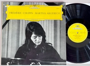 MARTHA ARGERICH Piano Sonata Polonaise Mazurka CHOPIN 1960s DGG STEREO LP MINT - Foto 1 di 3