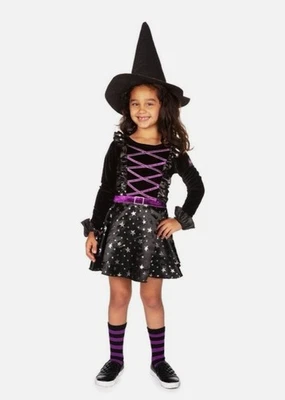 Tipsy Elves Girls Witch Halloween Costume Dress Sz 2T NWT - Image 1 of 4