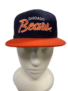 Vintage Rare Chicago Bears Sports Specialties Proline Script Hat 100% Wool 7 1/4 - Bild 1 von 17
