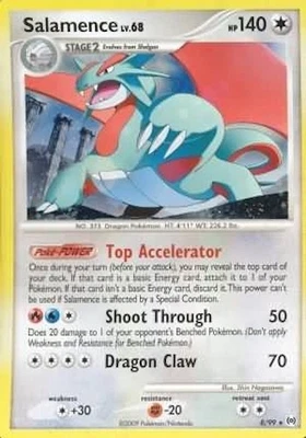 Pokémon TCG - Salamence - 8/99 - Holo - Rare - Platinum: Arceus [Lightly Played] - Image 1 of 4