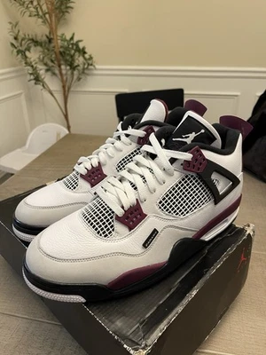 Talla 13 - Jordan 4 Retro x Paris Saint-Germain Burdeos 2020 Foto 1 de 4