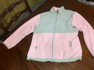 North Face Denali Girls Winter Fleece Heavy Duty Size Large Pink (small stain) - Picture 1 of 3