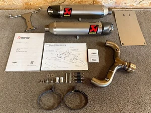 Akrapovic exhausts titanium Auspuffe Dämpfer Aprilia Shiver 750 GT 2010-2016 - Picture 1 of 24