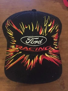FORD RACING- BLACK STARBURST- SNAPBACK HAT - Picture 1 of 6