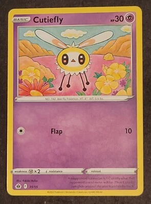 2022 Pokémon McDonald's Match Battle 11/15 Cutiefly Happy Meal TCG Promo - Image 1 of 2
