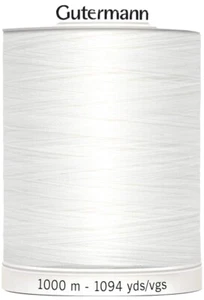 Coser Gutermann - Todo el hilo 1094 yardas - Blanco - Imagen 1 de 2