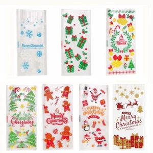 Baking Packaging Candy Cellophane Bag Christmas Gift Bags Cookie Packing - Picture 1 of 18