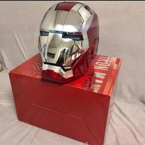 AUTOKING Iron Man MK5 1:1 Wearable Voice-control Mask Helmet Cosplay Halloween - Picture 1 of 11