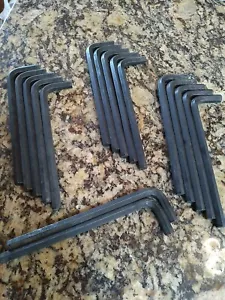 12MM ALLEN WRENCHES SET OF 17 LONG ARM HEX KEYS LOOSE WITH NO BOX - Picture 1 of 2