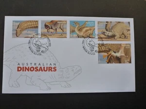 AUSTRALIA 2022 DINOSAURS SET 5 STAMPS FIRST DAY COVER - Picture 1 of 1