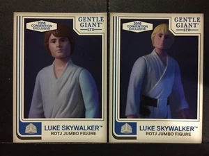 2016 SDCC EXCLUSIVE Gentle Giant Star Wars Luke Skywalker Promo Figure Card Set - Picture 1 of 1