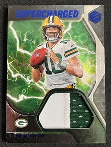 2020 Panini Elements Supercharged Jordan Love # 11/27 Packers Patch Rookie RC AA - Picture 1 of 3