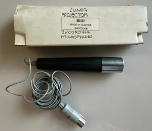 Vintage EUMIG Cine Projector Recording Microphone 908102 for Adding 8mm Sound - Picture 1 of 7